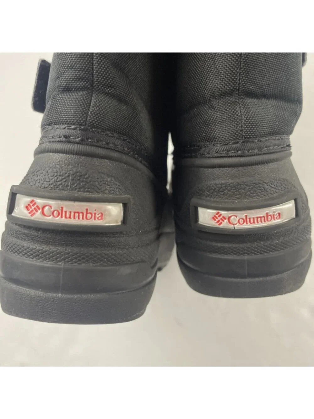 Columbia Powderbug Plus II Boys Size 1Y Green Black Waterproof Winter Snow Boots